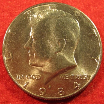 1984 (P) Philadelphia Kennedy Clad Half Dollar - Uncirculated - Image 1 of 3