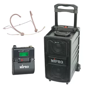 Altavoz Mipro MA-727 con módulo receptor de 1 canal + transmisor de bolsillo + auriculares - Imagen 1 de 7
