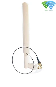 2.4&5G AntennaSet White/5dBi/16cm/SMA-J&10~25cm I.PX4 Pigtail Adapter e.gWiFi5/6 - Picture 1 of 7