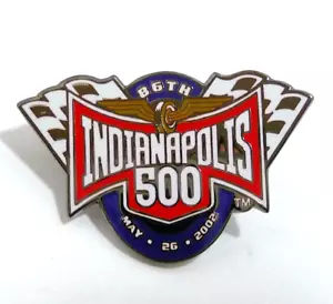 2002 Indianapolis 500 Commemorative Collector Lapel Pin 86th Running - Picture 1 of 3
