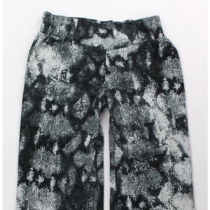 Carmen Marc Valvo NEW Womens S Black/White/Gray Snake Skin Casual Pants Wide Leg - Picture 1 of 3
