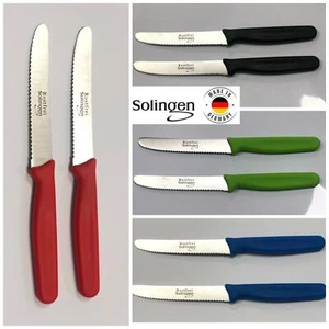 Original Solingen Messer scharf Allzweckmesser 2 Stück Edelstahl rostfrei fein - Bild 1 von 4