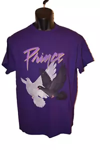 NEW Prince Unisex T-Shirt Doves Revolution 1984/1985 Purple Tour Medium USA REP - Picture 1 of 3