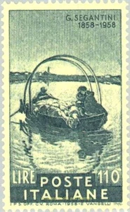 EBS Italy 1958 - Ave Maria - Giovanni Segantini - Unificato 835 MNH** - Picture 1 of 1
