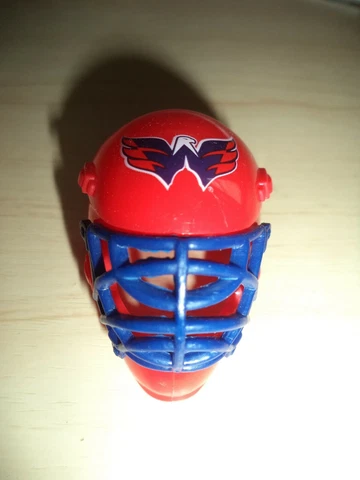 Washington Capitals Hockey Goalie Mini Helmet Mask Franklin NHL 1.5" Cover