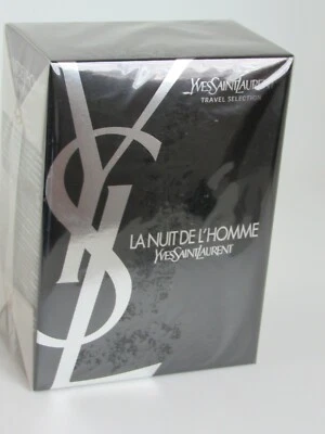 Juego de regalo de 2 piezas La Nuit de L'Homme por YSL 3,3 OZ Colonia + 3,3 oz Gel de ducha en todas partes Foto 1 de 4