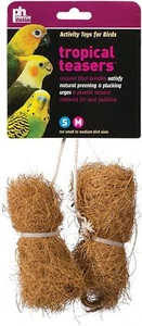Prevue Pet Coco Tropical Teasers Nest Nesting Box Material Bird Bed Toy Bundle - Picture 1 of 1