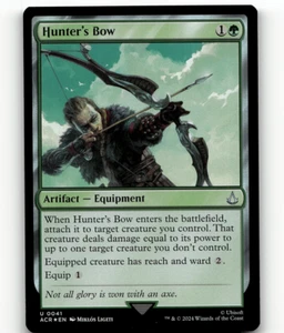 FOIL - MTG Hunter's Bow #41 - Universi Beyond: Assassin's Creed - Foto 1 di 1