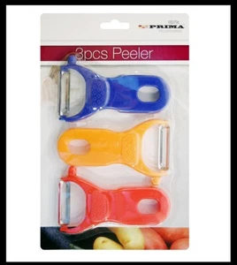 3PC Swivel Food Peeler Set Vegetables Fruit Potato Speed Peeling Kitchen UK Tool - Picture 1 of 3