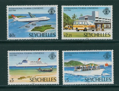 Seychelles Scott #456-459 MNH World Tourism Conference $$ 384602 Cover