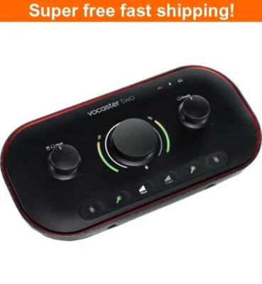 Focusrite Vocaster Two USB-C Podcasting Audio Interface - New - Image 1 of 4