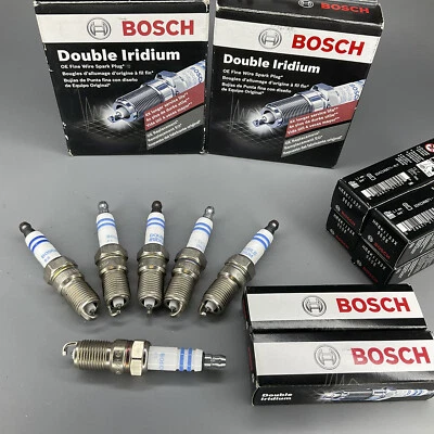 Vela de ignição 6 peças original de fábrica Alemanha irídio duplo para 1999-2000 Ford Ranger V6-3.0L - Imagem 1 de 3