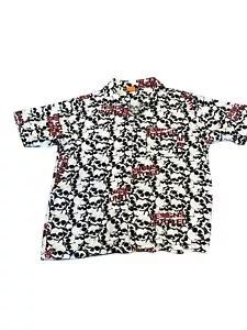 DESIGNS UNTITLED Skully Herren Totenköpfe/Logo Knopfleiste Hemd SMALL Viskose - Bild 1 von 5