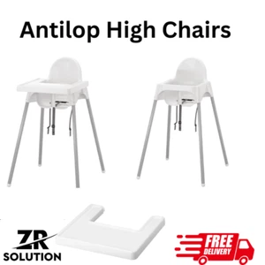 IKEA Antilop High Chair with Tray Safety Belt Kids Highchair Feeding Tray NEW UK - Picture 1 of 10