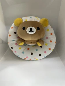 Official San-X Rilakkuma Vanilla Donut Polka Dot 15” Stuffed Animal Plush - Picture 1 of 4