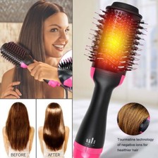 Spazzola elettrica ionica lisciante come piastra capelli lisci fono phon aria