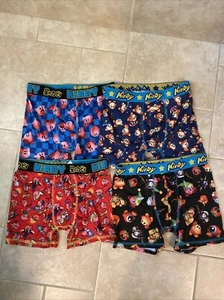 4 X Kirby Boys Boxers Size 10 New - Picture 1 of 5