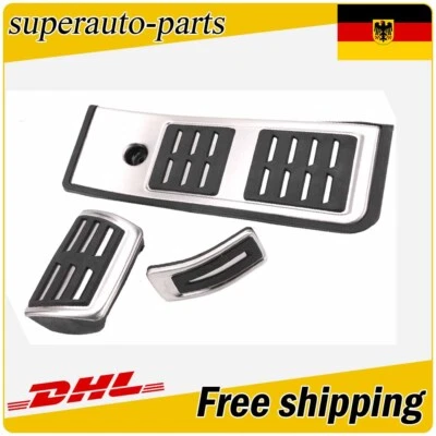Für Audi A4 B9 Pedalset Pedale Pedalkappen RS4 Fußstütze Pedal Pads Caps Neu - Bild 1 von 4
