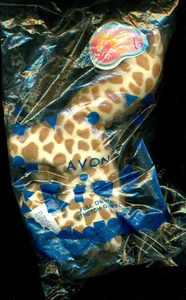 Vintage Avon Full O’ Beans Plush Stretch The Giraffe New 1997 In Original Pkg - Picture 1 of 2