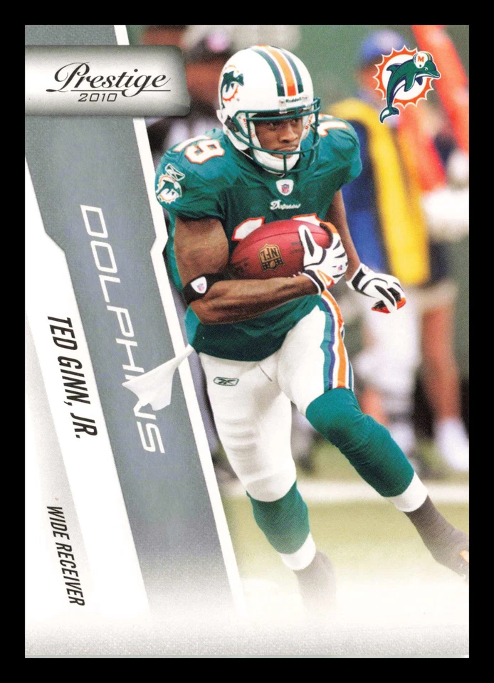 Ted Ginn Jr. #106 2010 Panini Prestige Miami Dolphins Football - Image 1 of 2
