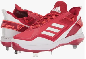 Adidas Baseball Tacchetti Metallo Uomo 12 1/2 Bianco Rosso Icona 7 BOOST S23861 Nuovi - Foto 1 di 10
