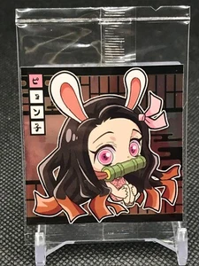 4-03 Nezuko Kamado DEMON SLAYER WAFER Card SEAL BANDAI Shueisha Japan b - Picture 1 of 8