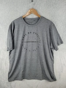 Cafe Du Cycliste T Shirt Men Size XL Gray Soft Bamboo Stretch - Picture 1 of 12