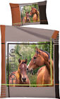 Horse Life Bettgarnitur Steppdeckbezug Kissenbezug 135x200cm