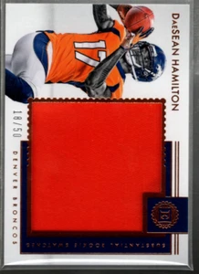 B4961- 2018 Encased Substantial Rookie Swatches #32 DaeSean Hamilton Jersey /50 - Picture 1 of 2