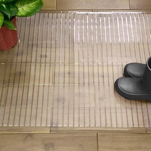 Clear Vinyl Plastic Premium Deluxe PVC Floor Runner Protector for Carpet (27"... - Picture 1 of 8