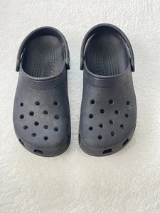 Crocs Classic Donna 11 Uomo 9 Scarpe Nero Slip On Comfort Zoccoli Sandali - Foto 1 di 8