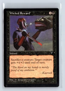 (2x) WICKED REWARD – MTG Magic the Gathering Card – Visions – Common - Picture 1 of 6