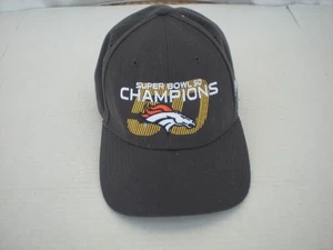 Denver Broncos New Era 9FORTY Super Bowl 50 Champions Strapback Hat Gray Black - Picture 1 of 6