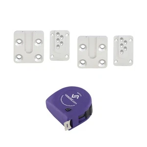 vasalat HVP Verbinder Betonanschluss schwerlast 90x100x18mm Holzverbinder, Alu - Bild 1 von 3