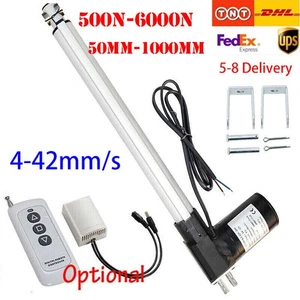 12V Elektrischer Linearantrieb 1000N 2000N 3000N 6000N Linearmotor 600mm 800mm - Bild 1 von 43