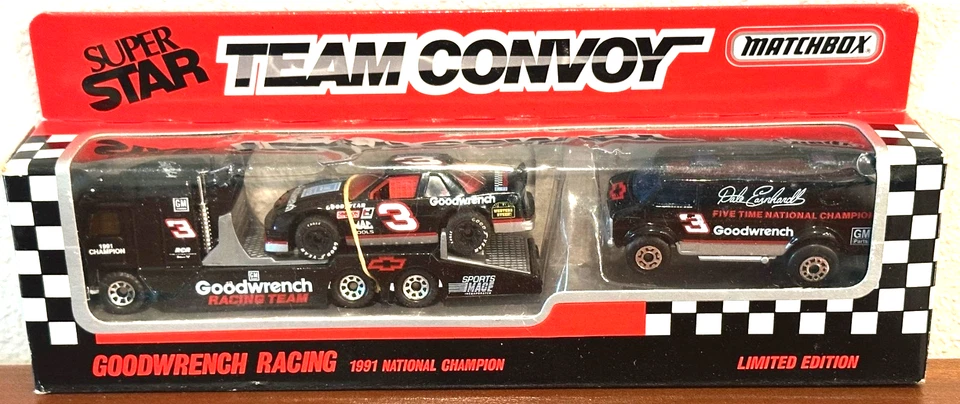 Matchbox Super Star Dale Earnhardt #3 Goodwrench Team Convoy Transporter #054/SD - Image 1 of 1