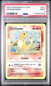 2023 POKEMON CLC EN #001 CHARMANDER PSA 9 MINT CLASSIC - Picture 1 of 2