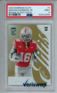 2024 Panini Donruss Elite Gold #2/5 - Rookie Elitist Marvin Harrison Jr. #9  - Picture 1 of 1
