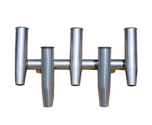 Dolphin T Top 5 Rod Holder |Fishing Console Boat T Top Rocket Launcher| Anodized - Bild 1 von 5