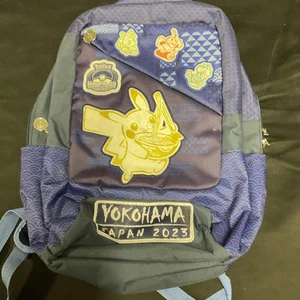 Pokemon World Championships 2023 Yokohama Pikachu BackPack WCS Limited - Picture 1 of 2