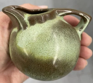 Vintage Frankoma Pottery Small Pitcher Prairie Green Glaze - Picture 1 of 9