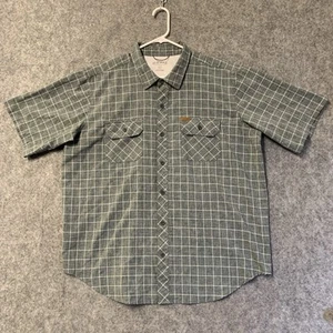 Camisa Orvis Para Hombre XXL Gris Ventana Panel Cuadros Manga Corta - Imagen 1 de 16