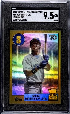 2021 All Star Rookie Cup Ken Griffey Jr. Image Variation Gold /50 SGC 9.5 Pop 2! - Изображение 1 из 2