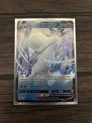 Ice Rider Calyrex V SWSH130 SWSH: Sword & Shield Promo Cards Holo - Image 1 of 2