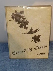 Yearbook Cedar Cliff Echoes 1964. AC Reynolds High Asheville NC - Picture 1 of 14