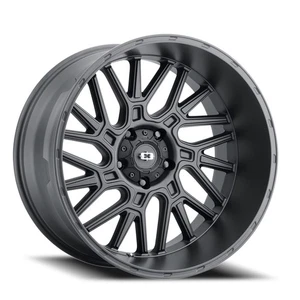 (1) 20x9 +12 Vision 404 Brawl 5x150 Satin Black Wheel - Picture 1 of 2