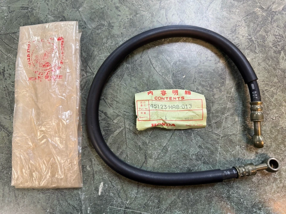 Manguera de freno delantera Fourtrax 250 1985-1987 Honda TRX250 TRX 250 A OEM 45123-HA8-013 Foto 1 de 1