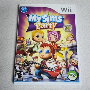 MySims Party (Nintendo Wii, 2009) Complete CIB Tested Video Game - Picture 1 of 4