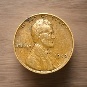 1942 1C BN Lincoln Wheat Cent - Picture 1 of 2