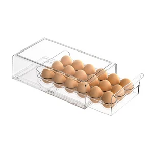 Egg Container for Refrigerator BPA Free Refrigerator Organizer Bins,Stackable... - Picture 1 of 7